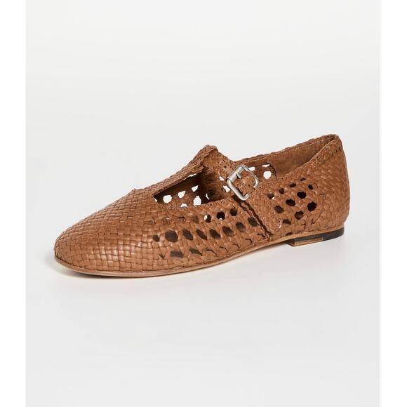 Freda Salvador Brown Woven Flats - Picture 2 of 6